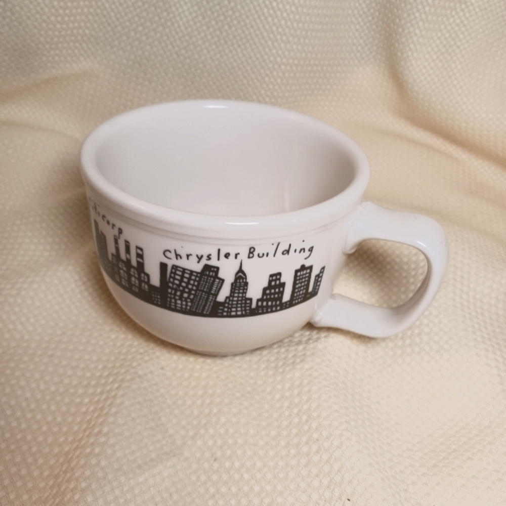 FISHS EDDY HOMER LAUGHLIN NYC JUMBO COFFEE CUP Only